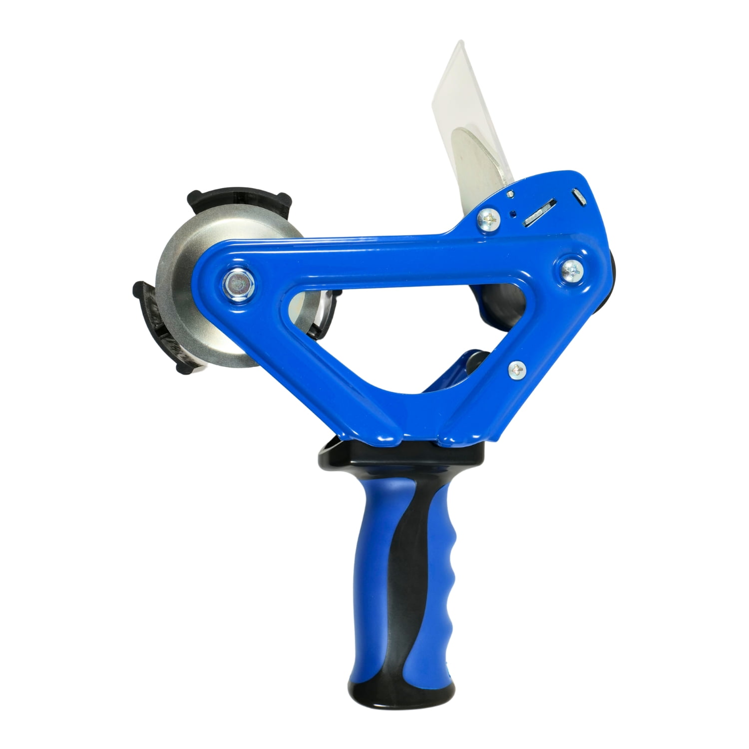 MMBM Blue Packing Tape Dispenser Heavy-Duty 3-Inch Wide Tape Dispenser with Retractable Blade and Extra Sharp Teeth 1 Each
