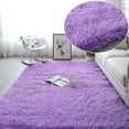 thumbnail image 1 of Hairy Rainbow Rugs For Children Bedroom Soft Furry Carpets Living Room Kids Baby Room Nursery Playroom Cute Room Decor Area Rug, 1 of 3
