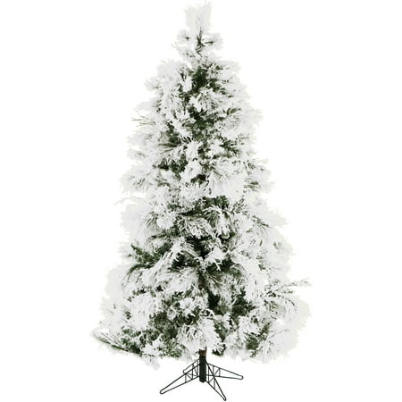 Christmas Time 6.5-Ft. Frosted Fir Snowy Artificial Christmas