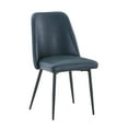 thumbnail image 4 of Jofran Maddox Mid-Century Modern Faux Leather Upholstered Dining Chair (Set of 2), 4 of 8
