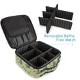 thumbnail image 4 of FORMRS Travel Makeup Bag Large Capacity Train Case Cosmetic Organizer with Adjustable Dividers, Cartoon Forest Animals, 4 of 8