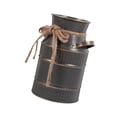 thumbnail image 4 of Jarrón decorativo de diseño vintage, antiguo, tipo cubo, jarra de leche, para dormitorio Gris oscuro, 4 of 9