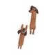 thumbnail image 4 of 2 figuras de perro salchicha para decoración de salpicadero, divertidas estatuas de perro pequeño, esculturas de cachorro para chimenea, de TV Estilo A, 4 of 8