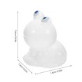 thumbnail image 2 of Miniature Figurines Frog Shaped Glow In The Dark Resin Frogs For Fish Tank Decor 4Pcs, 2 of 4