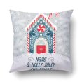thumbnail image 1 of Funda de almohada ABPHQTO Navidad Invierno Con Linda Casa 50x50 cm, 1 of 1
