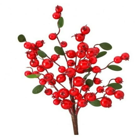14” Mixed Waterproof Berry Privet Leaf Christmas Spray