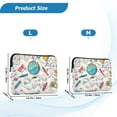 thumbnail image 4 of FORMRS 13-13.3 inch Laptop Sleeve Case Soft Carrying Quilted Computer Bag Cover, Colorful School, 4 of 7
