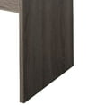 thumbnail image 4 of Contemporary Wooden Stool with Leatherette Upholstered Seat, Black and Brown, 4 of 6