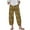 Brown, variant on Zuesphe Womens Pants Dressy Casual Summer Ladies Capri Pants Elastic Waist Flowy Pants for Women Boho Womens Cargo Pants High Waisted Baggy