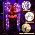 thumbnail image 3 of Fall Decorations Party Toppers Light Up Halloween Decorations Outdoor Skeleton Arm Stakes Halloween Yard Stakes Decor With 100 LED Lights Halloween Decorations For Garden Clearance, 3 of 4