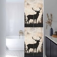 thumbnail image 3 of Vintage Forest Deer Window Privacy Film, Rustic Country Wildlife Woodland Static Cling UV Sun Blocking Heat Control Window Tint Day and Night, Non-Adhesive One Way Windows Privacy Cover 17.7''x78.7'', 3 of 7