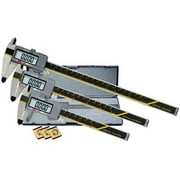 Carrera Precision 6" 8" 12" Electronic Digital Caliper Micrometer Set - CP6812