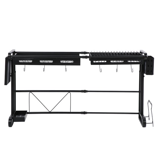 Cesta de drenaje de cocina de hierro, paño de limpieza, estante de almacenamiento de esponja y detergente, accesorios de cocina