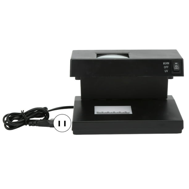 Detector de billetes falsos de escritorio Detector de billetes falsos Máquina de marca de agua UV Comprobador de dinero Integración perfecta Jadeshay A