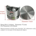 thumbnail image 2 of V1200 Engine Overhaul Rebuild Kit (No cylinder liner) for Kubota V1200 Engine RX245 RX275 RX2750 Loader B2150 B9200 Tractor Piston Diameter 75mm, 2 of 9
