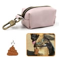 thumbnail image 2 of POINTERTECK Portable Dog Poop Bag Dispenser with Keychain PU Leather Cat Pick Up Bag Large-capacity Dog Outdoor Waste Bag Container, 2 of 10