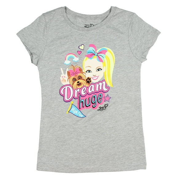 Nickelodeon Girls Jojo Siwa and Bow Bow Dream Huge Licensed T-Shirt