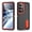 Black/Orange, variant on For Samsung S26 Case,Military Grade Dual Layer Cover,Kickstand Dustproof Drop Proof Protective Phone Case Shell for Galaxy S26 6.3"(Purple/Pink)