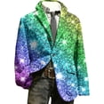 thumbnail image 4 of oqasdz Mens Blazer Corduroy for Textured Sport with Modern Fit and Comfortable Stretch Slim Fit Dress Coat Daily Formal Outdoor Activities, 4 of 4