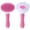 Pink, variant on Moonsky Professional Self-Cleaning Stainless Steel Slicker Brush for Shedding and Grooming Cats and Dogs