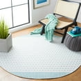 thumbnail image 2 of SAFAVIEH Montauk Nuala Abstract Dots Cotton Area Rug, Aqua/Ivory, 4' x 6', 2 of 5