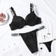 thumbnail image 4 of Sujetador Victoria's rhinestone De Tres Piezas + Bragas + Tanga, 4 of 4