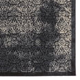 thumbnail image 4 of Contemporary Home Living 2' x 10' Ornamental Damask Rectangular Area Throw Rug Runner - Navy Blue, 4 of 4