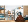 thumbnail image 2 of Ahgly Company Tapis d'Intérieur Lavables en Machine, Rectangle, Zone Marron Acajou, 7' x 10', 2 of 7