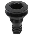 thumbnail image 1 of Accesorio pasante Ticfox para casco de barco 1-1/4 pulgadas plástico negro, 1 of 14