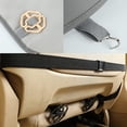 thumbnail image 6 of Black Panther 1 Pair PU Front Car Seat Covers, Front Seat Protectors Compatible with 95% Vehicles, Anti-Slip & Full Wrapping Edge, Diamond Pattern Embroidery (W 21.26''×D 20.86”) - Light Gray, 6 of 14