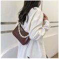 thumbnail image 3 of Dicasser 90s Bag Retro Classic Clutch Small Shoulder Tote Handbag with Croc Pattern & Magnetic buckle Closure for Women Cross Body Clutch Purse + 1 Removable Pearl Chain, 3 of 9
