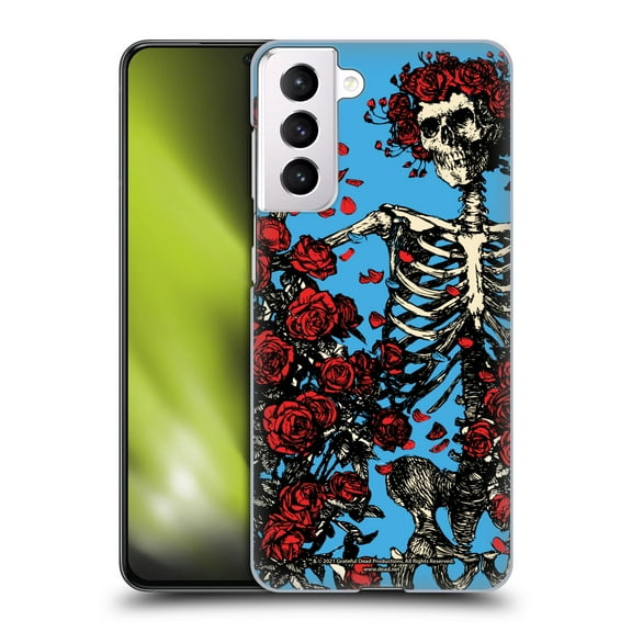 Head Case Designs Officially Licensed Grateful Dead Trends Bertha Skull Roses Hard Back Case Compatible with Samsung Galaxy S21 5G