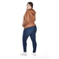 thumbnail image 3 of Chamarra acolchada con capucha Roman Fashion /Tallas Extras, 005 (Camel) cafe 38, 3 of 6