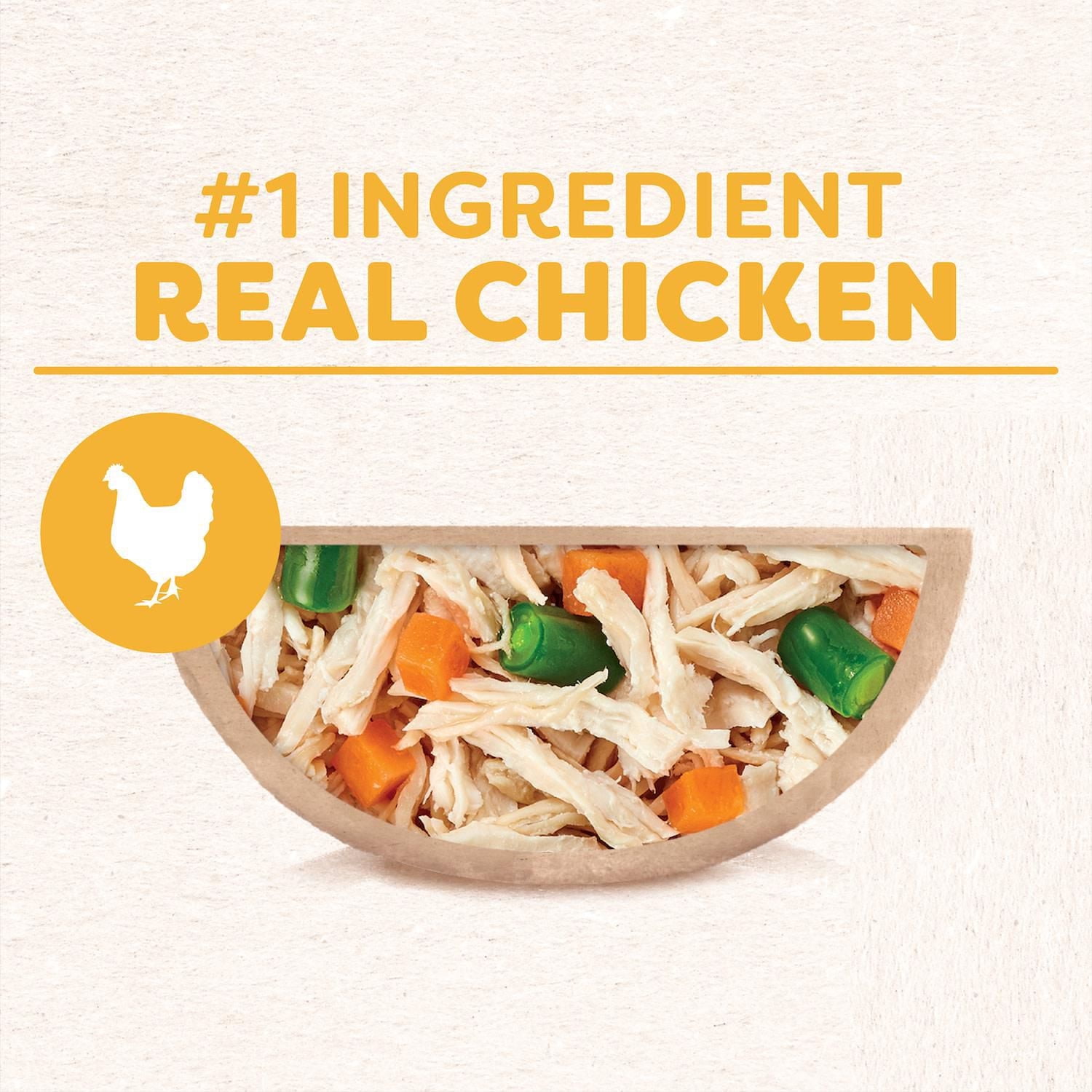 Cesar Wholesome Bowls Chicken, Sweet Potato & Green Beans Adult Wet Dog Food, 85g