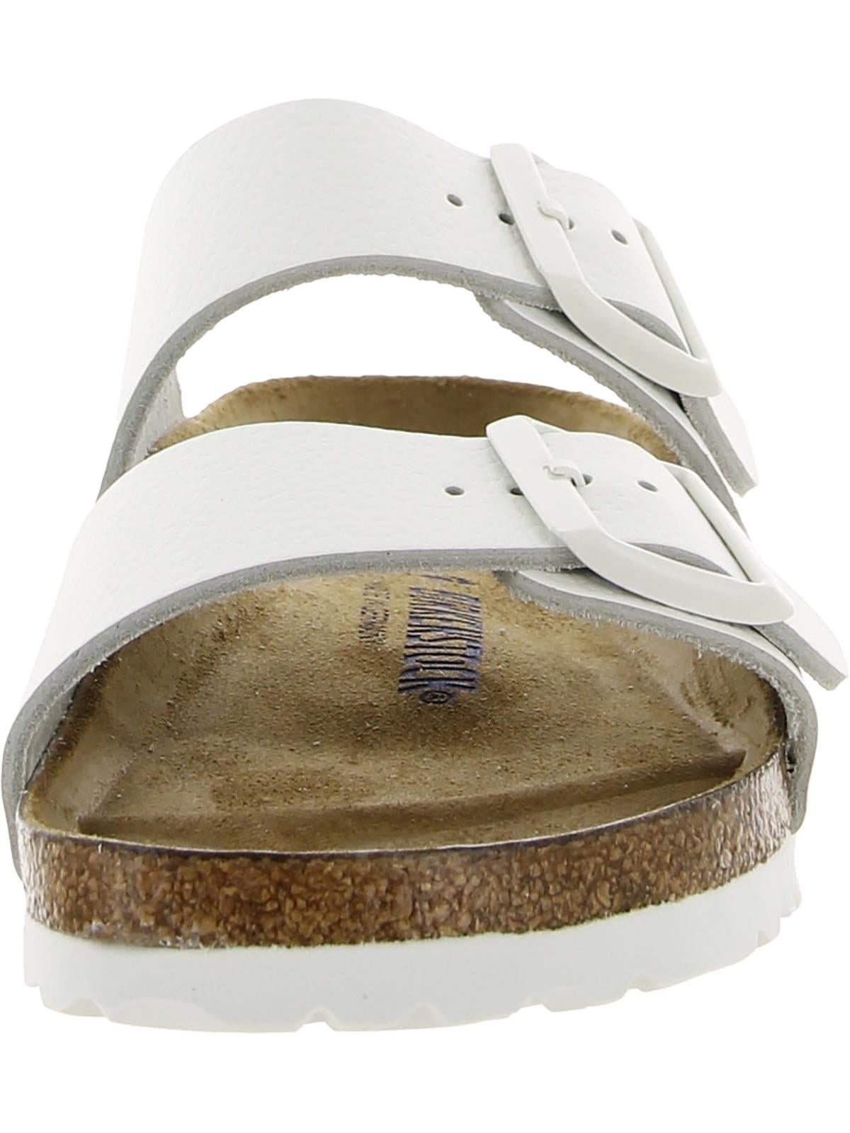 Birkenstock Womens Arizona BS Leather Footbed Slide Sandals