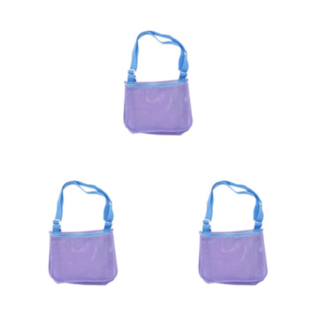 Cateissary Bolsa de malla de juguete de playa con diseño de hombro ajustable y conveniente, bolsa de malla duradera divertida, bolsa de playa Type1 NO1