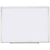 U Brands Dry Erase Board, Melamine Surface, Silver Aluminum Frame