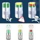 thumbnail image 1 of Juego de 4 unidades de monitores de presión de aire para neumáticos de coche, indicador de alerta de 3 colores, válvula de neumático, 1 of 6