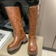 thumbnail image 5 of Amzcrzy Zapatos de mujer,Zapatos de mujer,Zapatillas de mujer, Zapatos de tacón medio para mujer, con hebilla de cinturón y tacón alto hasta la rodilla, estilo retro vaquero, estilo punk. Sandalias M, 5 of 6