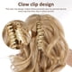 thumbnail image 3 of GAXIRE Extensiones De Con Ponytail Y Clip De Garra Para Uso Diario En Tonos Dorados, 3 of 6