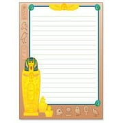 Creative Shapes Etc. Large Notepad Egyptian, Paper Writing Pad for Notes, Classrooms and More