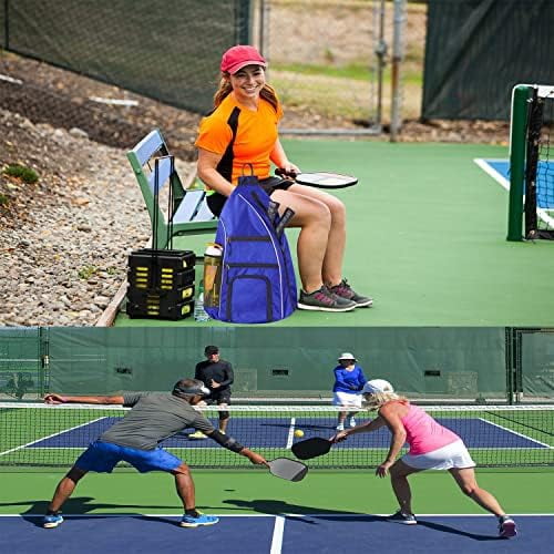 Pickleball Bag - Pickleball Bags for Women Men - Pickleball Backpack - Travel Pickleball Paddle Case, Pickle Ball Bag for Pickleball Paddle Tennis Racket, Protable Pickleball Sling Bag