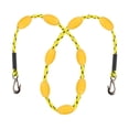 thumbnail image 4 of Almencla 60ft Tow Rope for 1 to 6 Riders for Tubing, Water Sports with 9 Floats, with Hook Heavy Duty Boating Tow Rope, Towable Tube Yellow Black Spots, 4 of 8