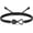 Black, variant on Pet Infinity Urn Bracelet for Ashes Paw Print Pets Dog Cat Paw Print Cremation Jewelry Keepsake Braided Rope Adjustable Bangle Memorial Gift