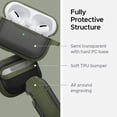 thumbnail image 2 of AmPm Spigen Color Brick Compatible avec Airpods Pro Étui avec Mousqueton [LED Visible] (2019) - Noir, 2 of 6