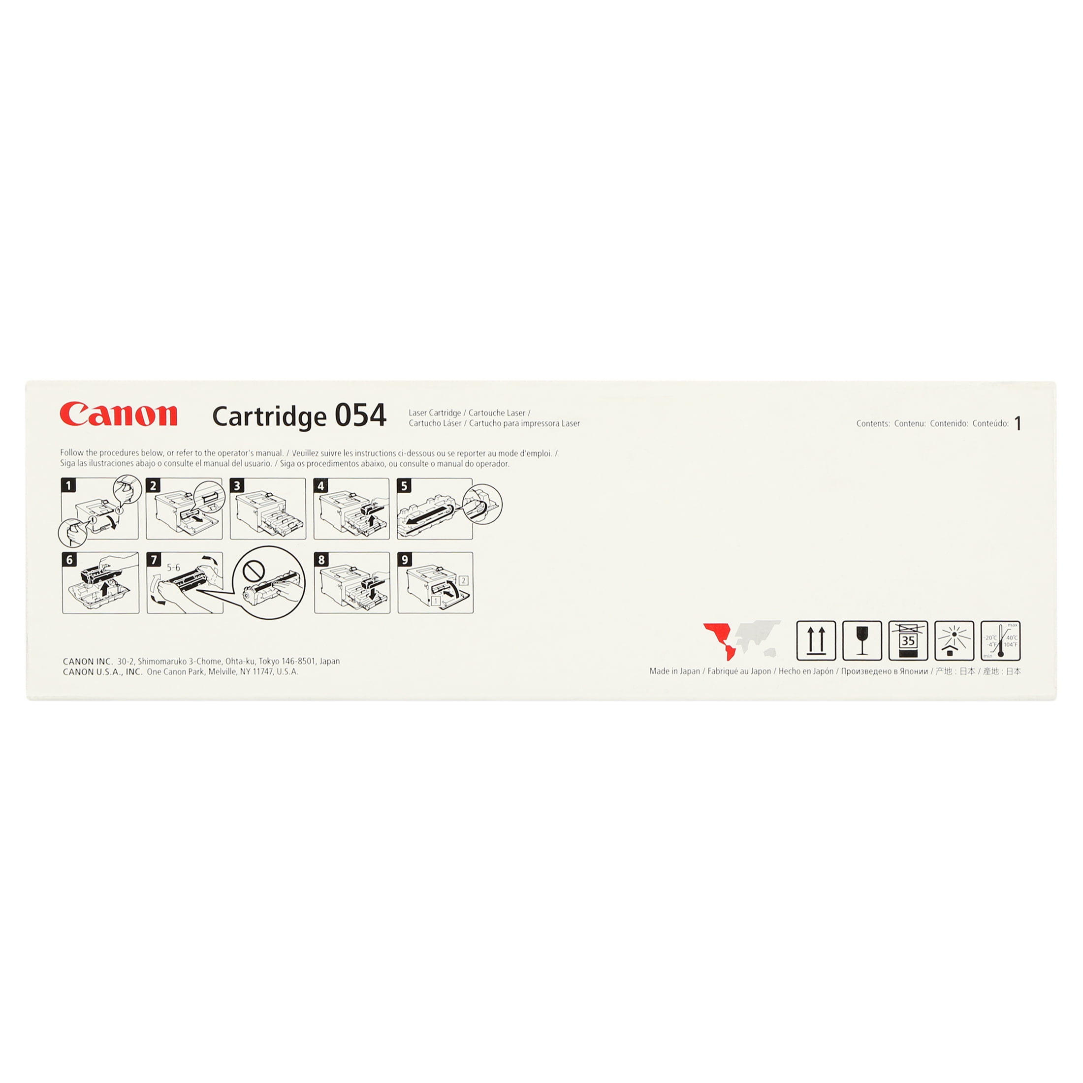 Genuine Canon Toner 054 Black, Standard - Yields Up To 1,500 Pages