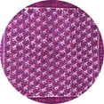 thumbnail image 1 of Ahgly Company Indoor Round Persian Pink Traditional Area Rugs, 4' Round, 1 of 4
