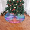 thumbnail image 2 of FMSHPON Colorful Lotus Mandalas Vintage Xmas Christmas Tree Skirt Stand Mat for Holiday Party Decoration Indoor Outdoor 36 inches, 2 of 3