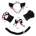 thumbnail image 3 of Conjunto De Cosplay De Gato Con Orejas De Cola De Gatito Dibujos Animados Ropa De Juego De Rol Cómoda Suministros De Fiesta Para Halloween Navidad N.° 3 Minnieouse AP007716-02, 3 of 6