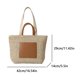 thumbnail image 2 of Bolso Superior Hombro Tejido para Mujer Playa Paja Y Salidas, 2 of 9